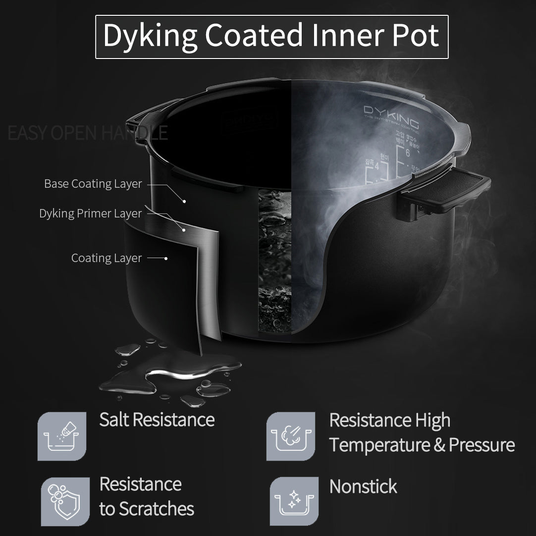 10-Cup (10 Person) Heating Dual Pressure Rice Cooker (CRS-FWK1040WUS)