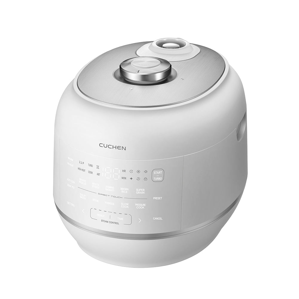 White humidifier with control panel on a white background
