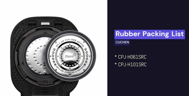 cuchen rubber packing replacing guide