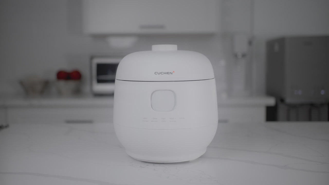 Load video: cuchen stainless rice cooker image