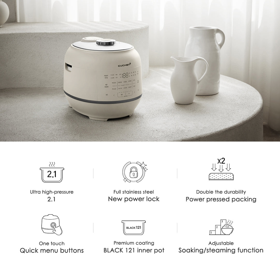 6-Cup (6 Person) IH 2.1 Pressure Rice Cooker (CRT-RPK0640IUS)