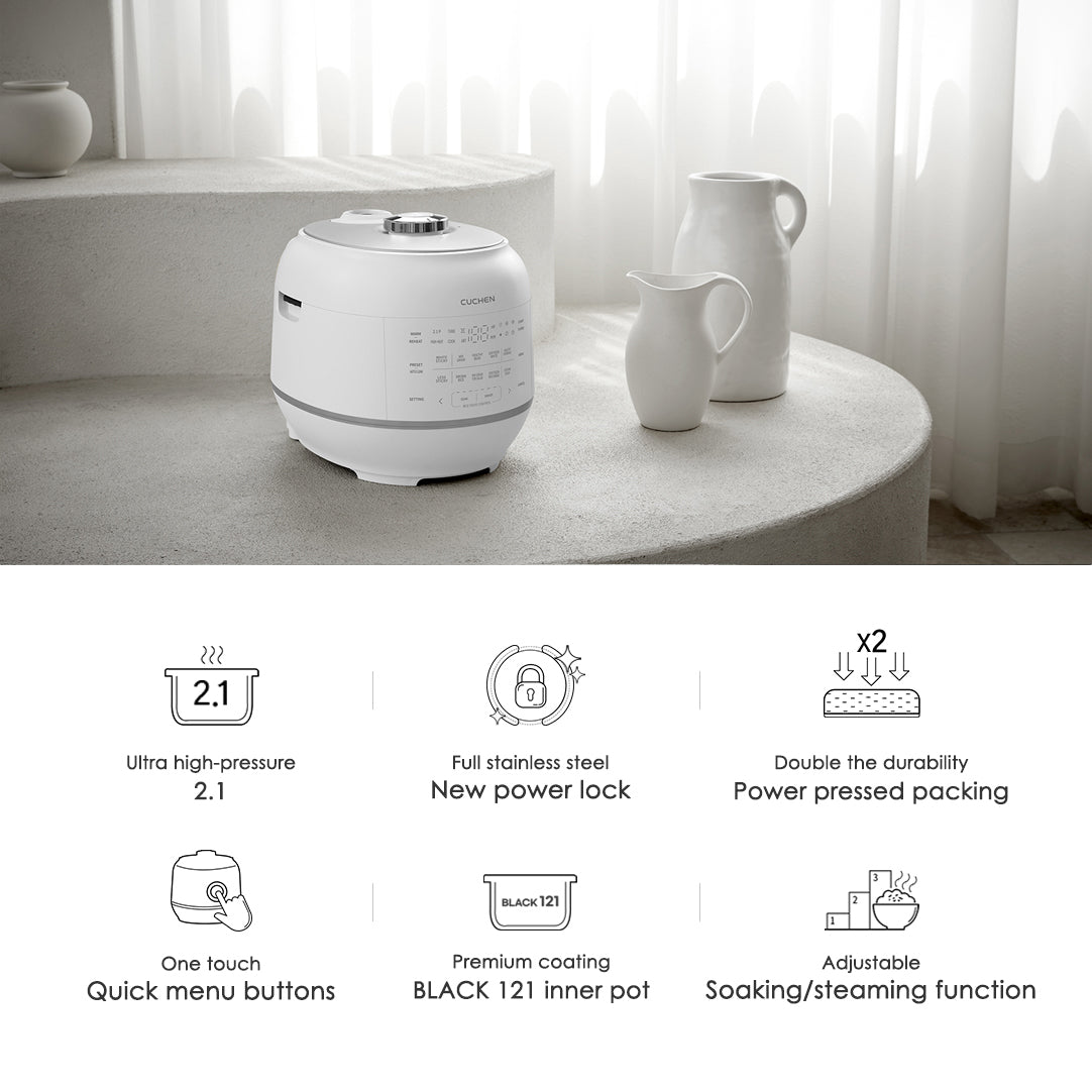 10-Cup (10 Person) IH 2.1 Pressure Rice Cooker (CRT-RPK1070WUS)